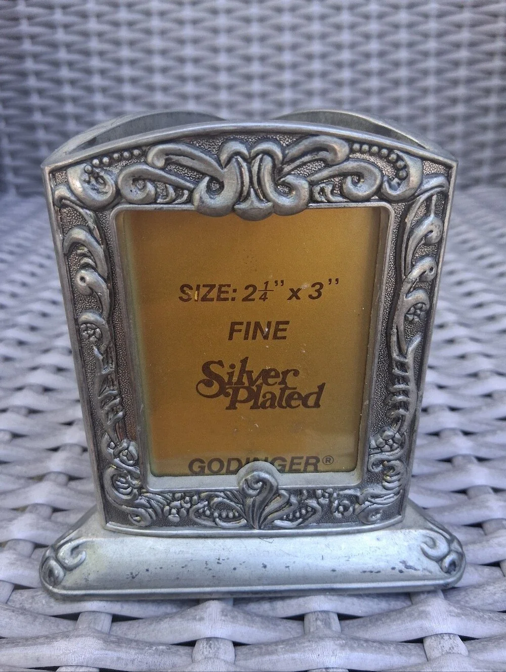 Godinger Silver-Plated Ornate Photo Frame - Silver Finish